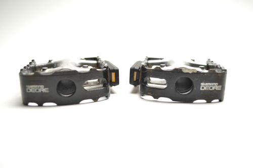 SHIMANO DEORE DX MOUNTAIN BICYCLE PLATFORM TRAP PEDALS 9/16 X 20 TPI PD-MT61