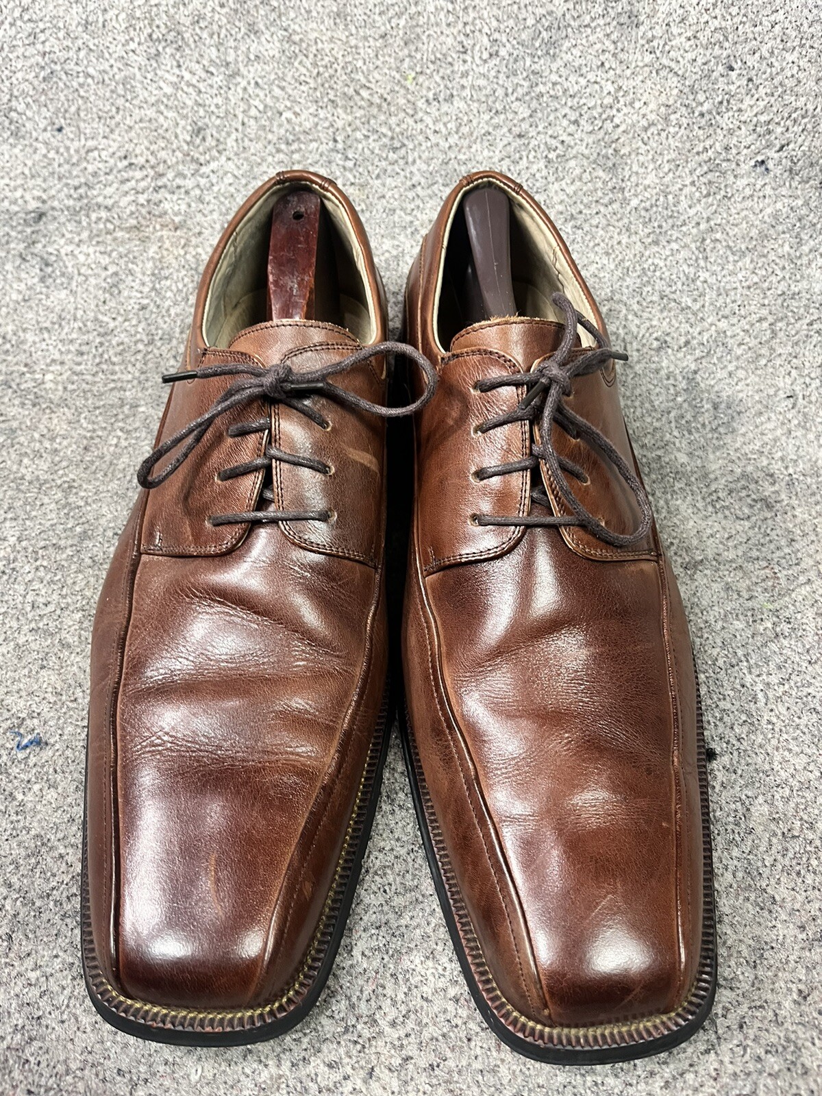 SAOLA Scarpe eleganti uomo Florsheim comode tecniche Pinnacle Ox Derby 13 M pelle marrone