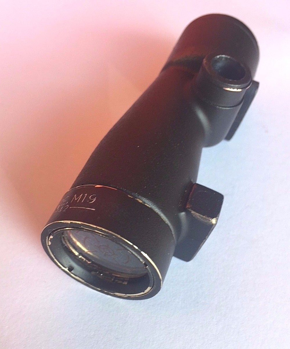 M19 Tank Telescope Scope UNCUT PORT !!!, Replica painted/weathered