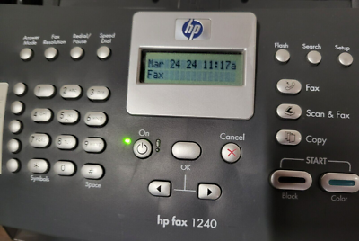 HP 1240 Inkjet Fax Machine Telephone Scan Print Fax CN578GH1NX | eBay