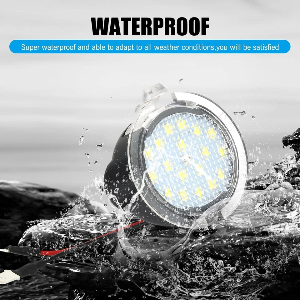 LED Side Mirror Puddle Light Kit For Ford F-150 Explorer Expedition Edge Taurus - Изображение 4 из 4