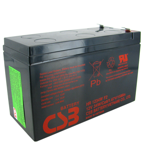 Аккумулятор csb hr1234w f2