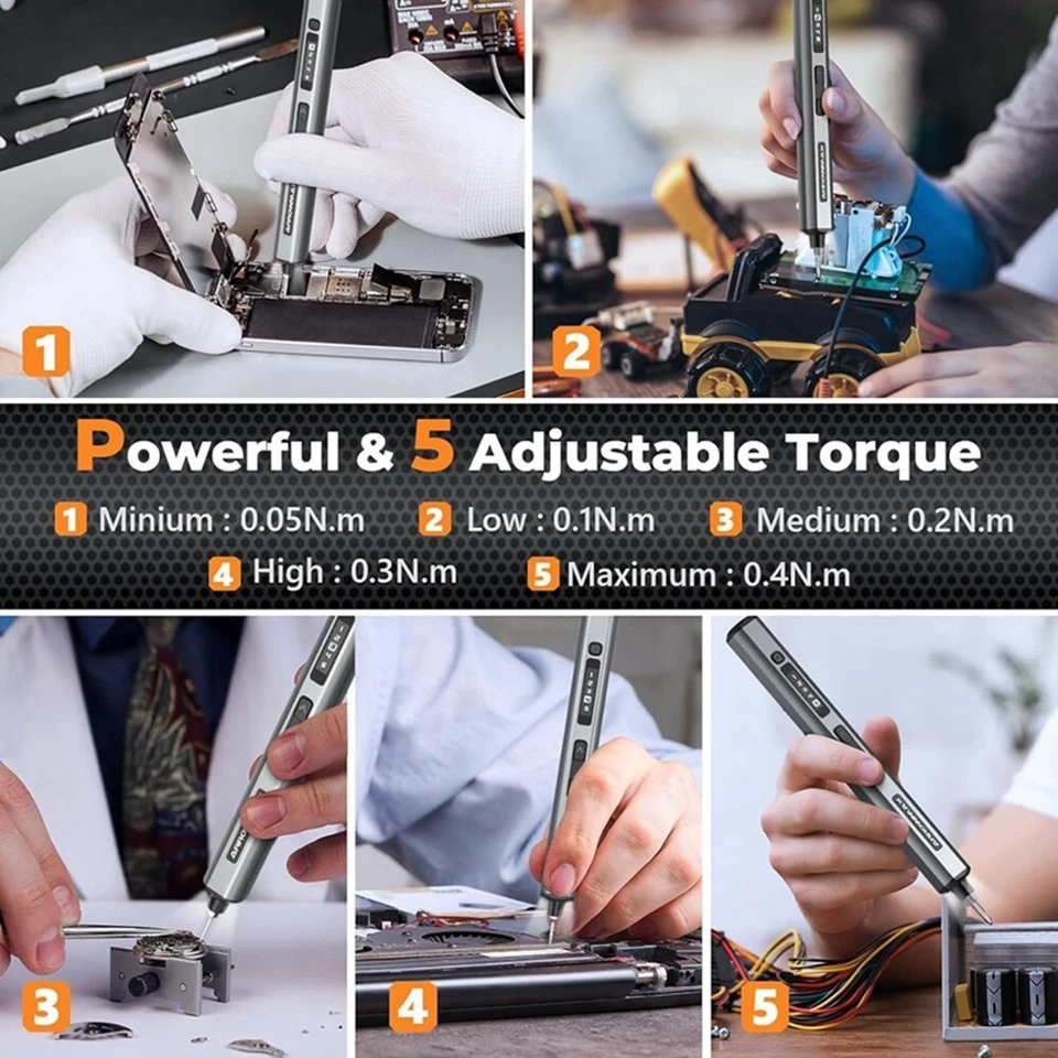 SES Ultra Mini Electric Screwdriver Set 70 in 1 Precision Cordless Screwdriver - Image 2 of 4