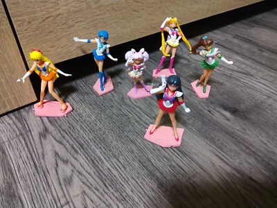 6 x Sailor Moon Gashapon Figur - Sailor Moon Anime Manga Chibiusa Ray Makoto ...