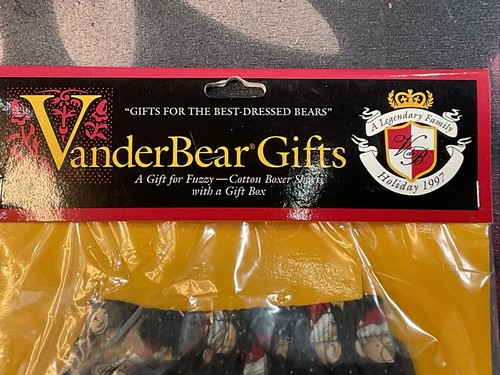 VanderBear Gifts- Holiday 1997~ A Gift for FUZZIE NIP COTTON BOXER SHORTS - Imagen 2 de 5