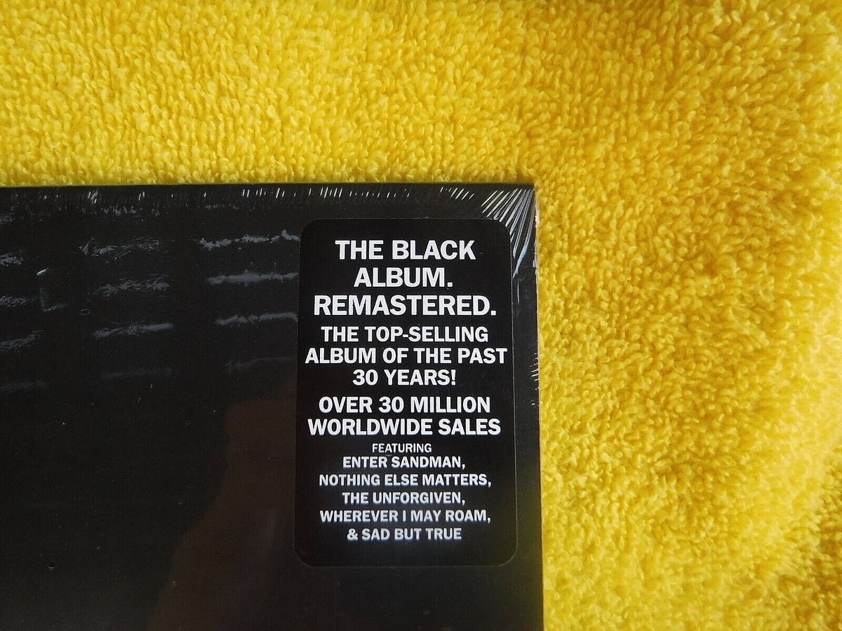 BRAND NEW/SEALED CD! METALLICA BLACK ALBUM! REMASTERED SLIPCARD