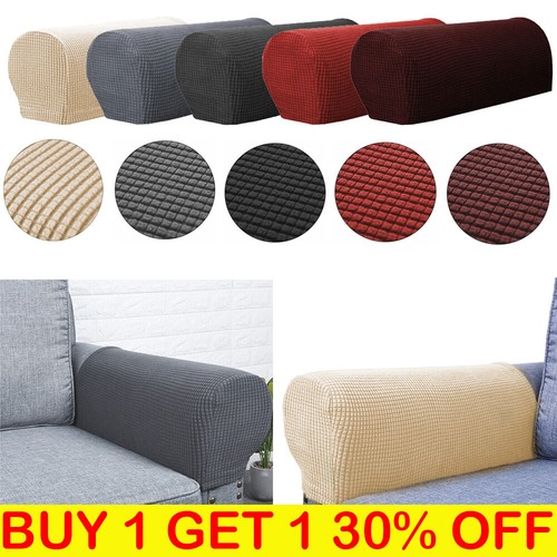 2PCS Armchair Covers Chair Arm Protector Cover Sofa Stretch Armrest