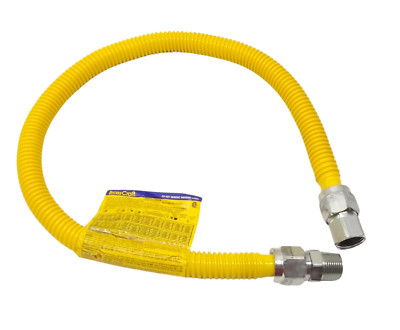CSSB21-36 36  x 3/4  Id 3/4  Fip x 3/4  Mip Procoat Gas Connector