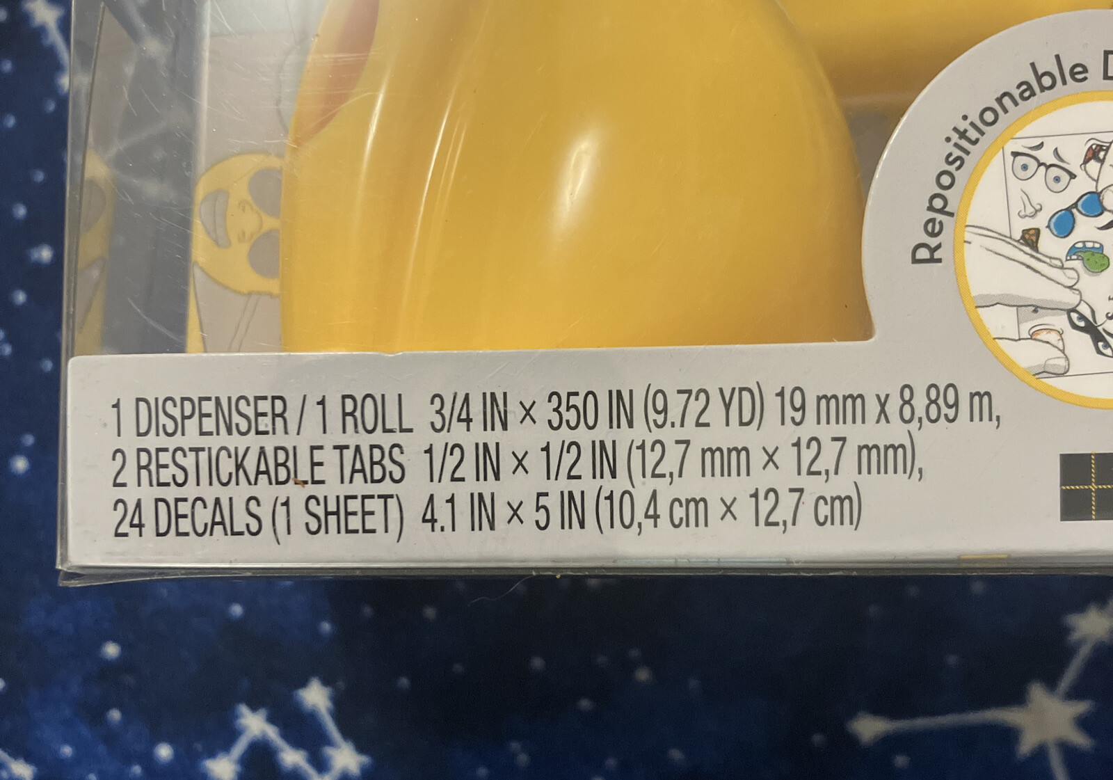 3M Scotch Magic Tape Dispenser Emoji yellow Spenser NEW eBay