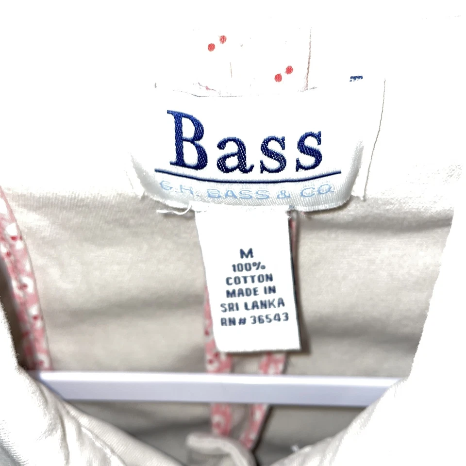 Bass Casual Jacket Womens Size Medium Beige Button Up 3/4 Sleeve - Image 2 of 4