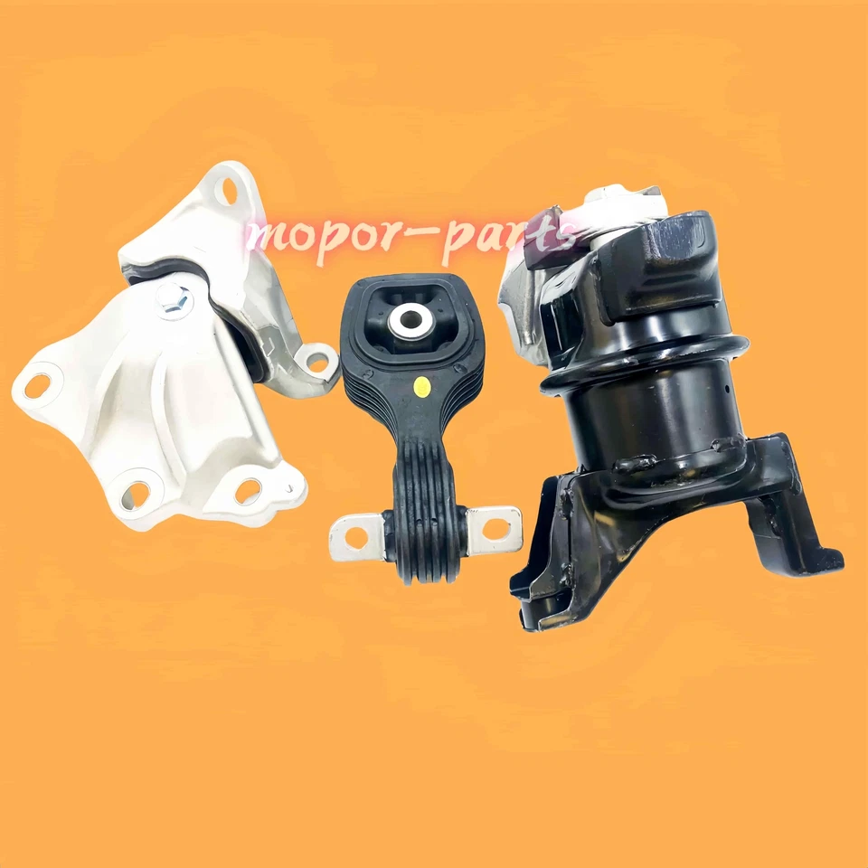 OEM 3Pcs Engine Motor & Trans. Mount Set for 2012-2013 Honda Civic Sedan1.8L A/T - Image 2 of 4