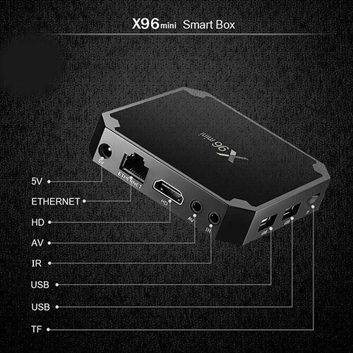 TV box X96Mini S905W Android 7.1 TV 4K - Immagine 4 di 4