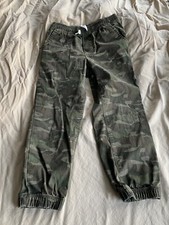 Oshkosh B  Gosh Boys Sz 6 Camo Pull On Jogger Pant Elastic Waist, Cuffs
