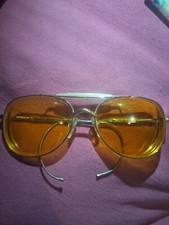 Antique Yellow Aviator Sungalsses