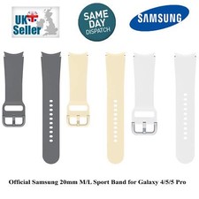 Official Samsung 20mm M/L Sport Band for Galaxy Watch 4/5/5 Pro - New