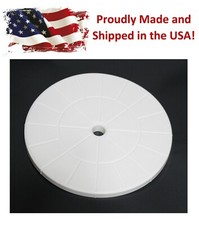 Pool Debris Deck Lid 9 1/8" Inch Skimmer Valve Lid White Replacement