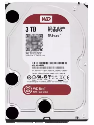 Compatible WD 3TB WD30EFRX 5400RPM SATA 3.5" Internal NASware HDD Hard Drive - Picture 3 of 5
