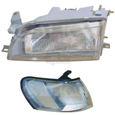 Halogen Scheinwerfer rechts für Toyota COROLLA _E10_ 06.91-11.99 Blinker