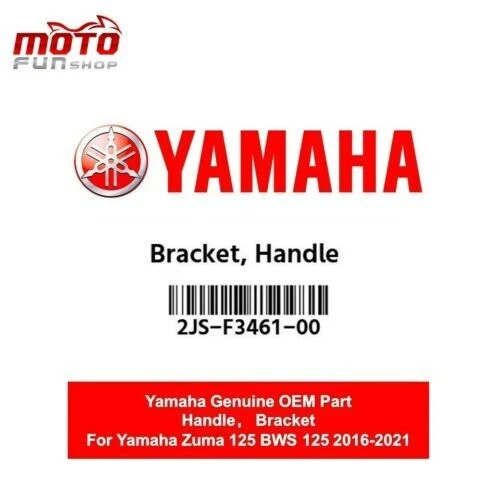 Soporte de mango genuino 2JS-F3461-00-00 para Yamaha Zuma 125 2016-2021 Foto 3 de 3