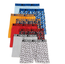 NEW HEAD Boys' Boxer Briefs 8-Pack Dri Fusion Underwear Kids Children S 6-8 