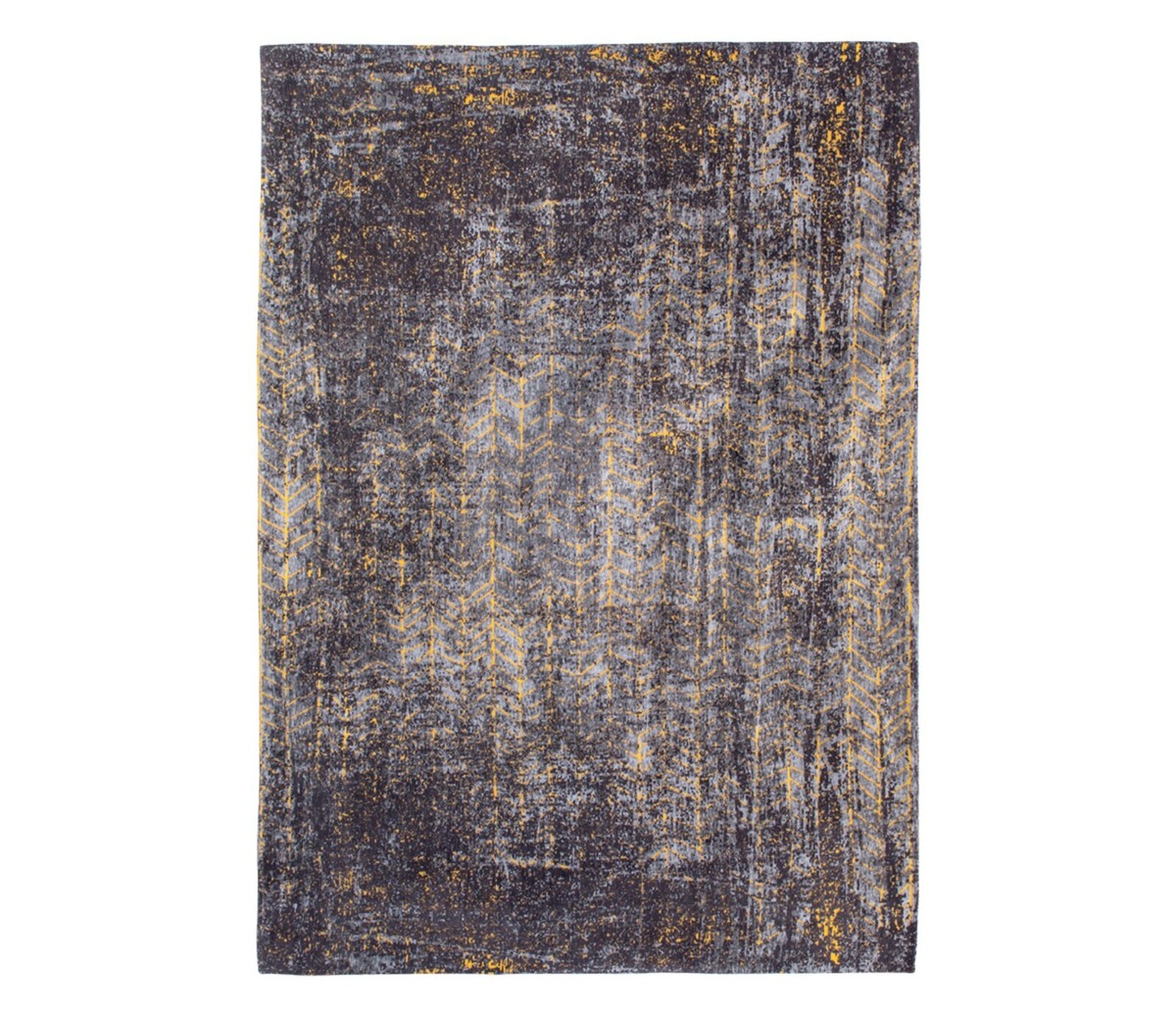 Tapis Louis De Poortere - Mad Men Jacob's Ladder Broadway Glitter 8422, Noir Et Or