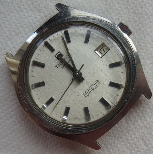 Tissot Seastar Automatic Date mens wristwatch steel case 38 mm. in diameter  | eBay