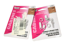 Defender Security Cabinet Drawer Lock for 5/16" Thick Panels U9941 2 Pack