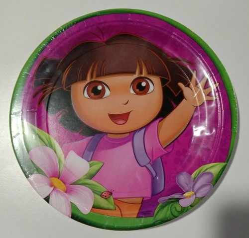 DORA THE EXPLORER PARTY PLATES (pack of 8) - 第 1/3 張圖片