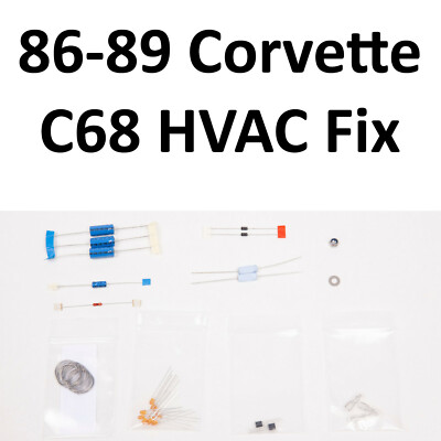 C68 Electronic Climate Control ECC Repair Kit 86-89 Corvette C4 AC  Air A011