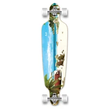 Yocaher Punked Drop Through Getaway Longboard Complete