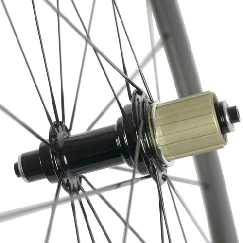 700C Clincher 50*23mm Carbon Road Bike Wheelset Basalt Brake Surface R13 Hub - Picture 5 of 15