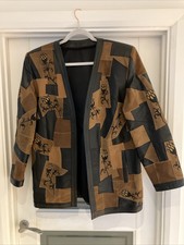 Women’s Leather Jacket Elle Et Lui - Hand Made And Painted