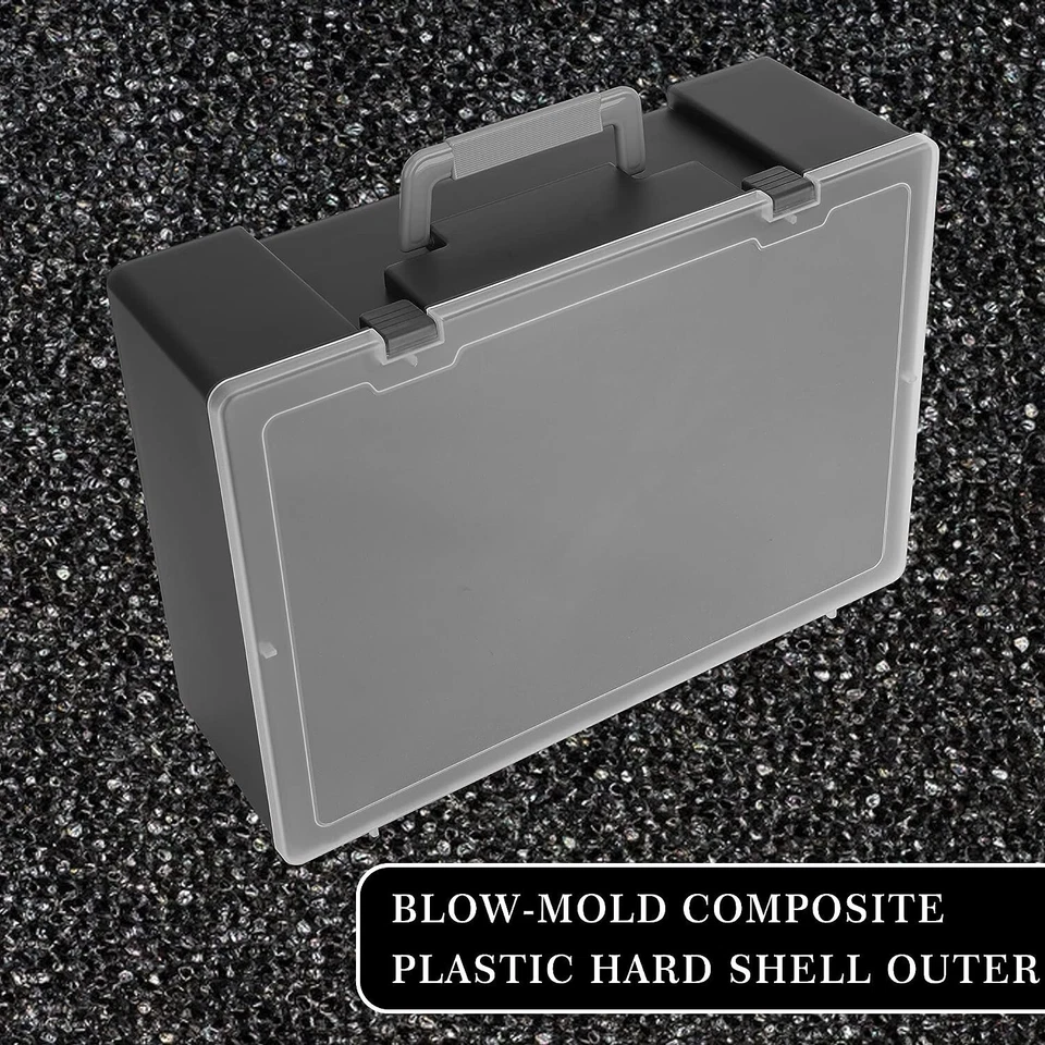 Miniature Storage Sturdy Carrying Figure Case 108 Slot for Warhammer  and D&D - Image 3 of 4