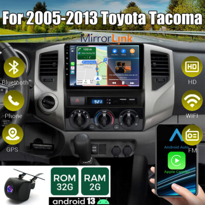 For 2005-2013 Toyota Tacoma 32G Fit For Carplay GPS Navi Car Stereo Radio FM