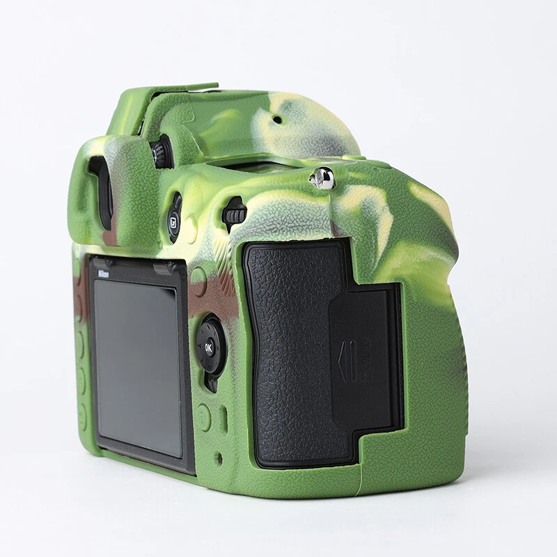 Capa protetora de borracha silicone antiderrapante para câmera Nikon D780 - Imagem 3 de 4