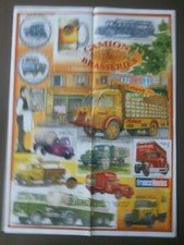 POSTER RETRO CAMION BRASSERIES 56 x 42 cm & 