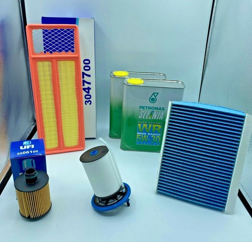 KIT TAGLIANDO OLIO SELENIA WR PE 5W30 FILTRI FIAT 500L 1.3 MTJ 84 CV 95 CV - Foto 5