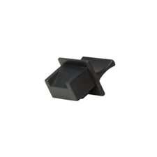 Schutzkappe Staubschutz Blindstopfen RJ45 Buchse Anschluss 100 St&uuml;ck schwarz