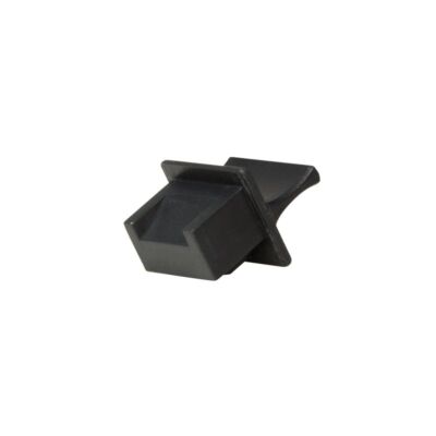 Schutzkappe Staubschutz Blindstopfen RJ45 Buchse Anschluss 100 Stück schwarz