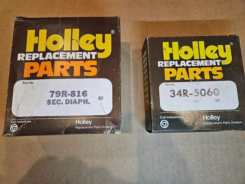 HOLLEY NOS SIX PACK SECONDARY / OUTBOARD CARB VACUUM POD #34R-5060 AND ...