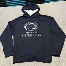 Penn State University Nittany Lions Sweatshirt Hoodie Youth Large Blue