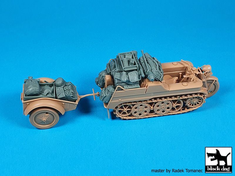 Black Dog T35262 1/35 German Sd.Kfz 2 Chainkrat set accessori per Tamiya foto 6