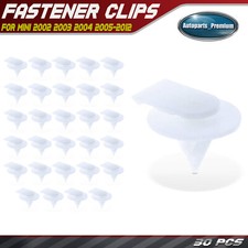 30x 8 Mm Nylon Trim Panel Fender Flare Moulding Clip For Mini Cooper 2002-2012