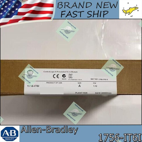 Factory Sealed PLC 1756-IT6I ControlLogix 6 Pt Isolated TC In Module