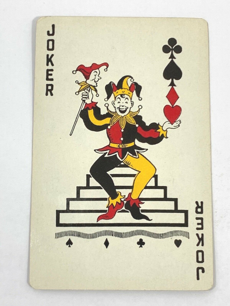 1i) One Single Swap Playing Card Artistic Art Vintage JOKER