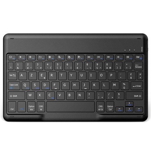 Bluetooth-TastaturAZERTY Französisch kabellose Bluetooth-Tastatur kompatibel ...