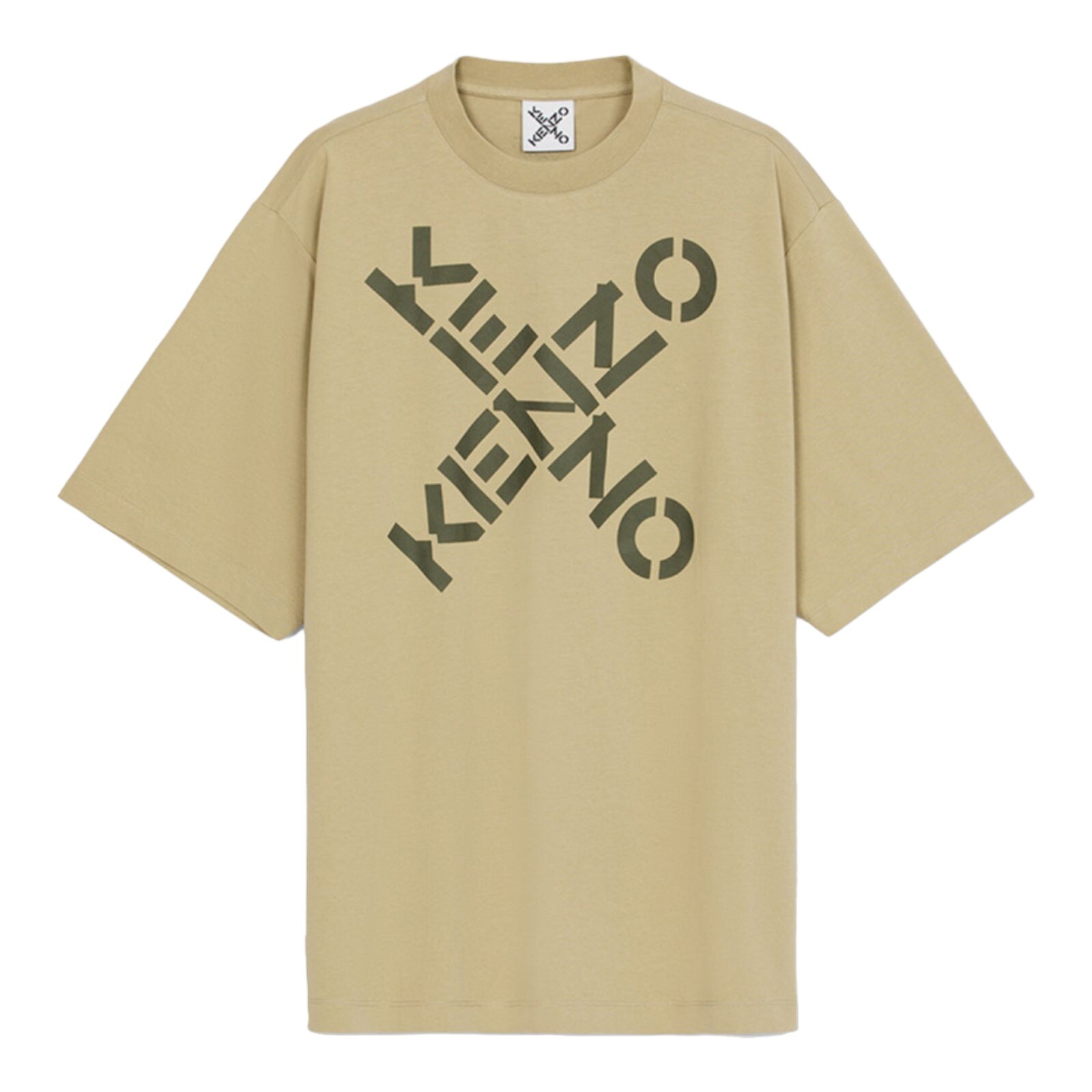 Мужская спортивная футболка Kenzo Big X с коротким рукавом FA65TS5024SJ темно-серого цвета - АБСОЛЮТНО НОВАЯ 20490₽