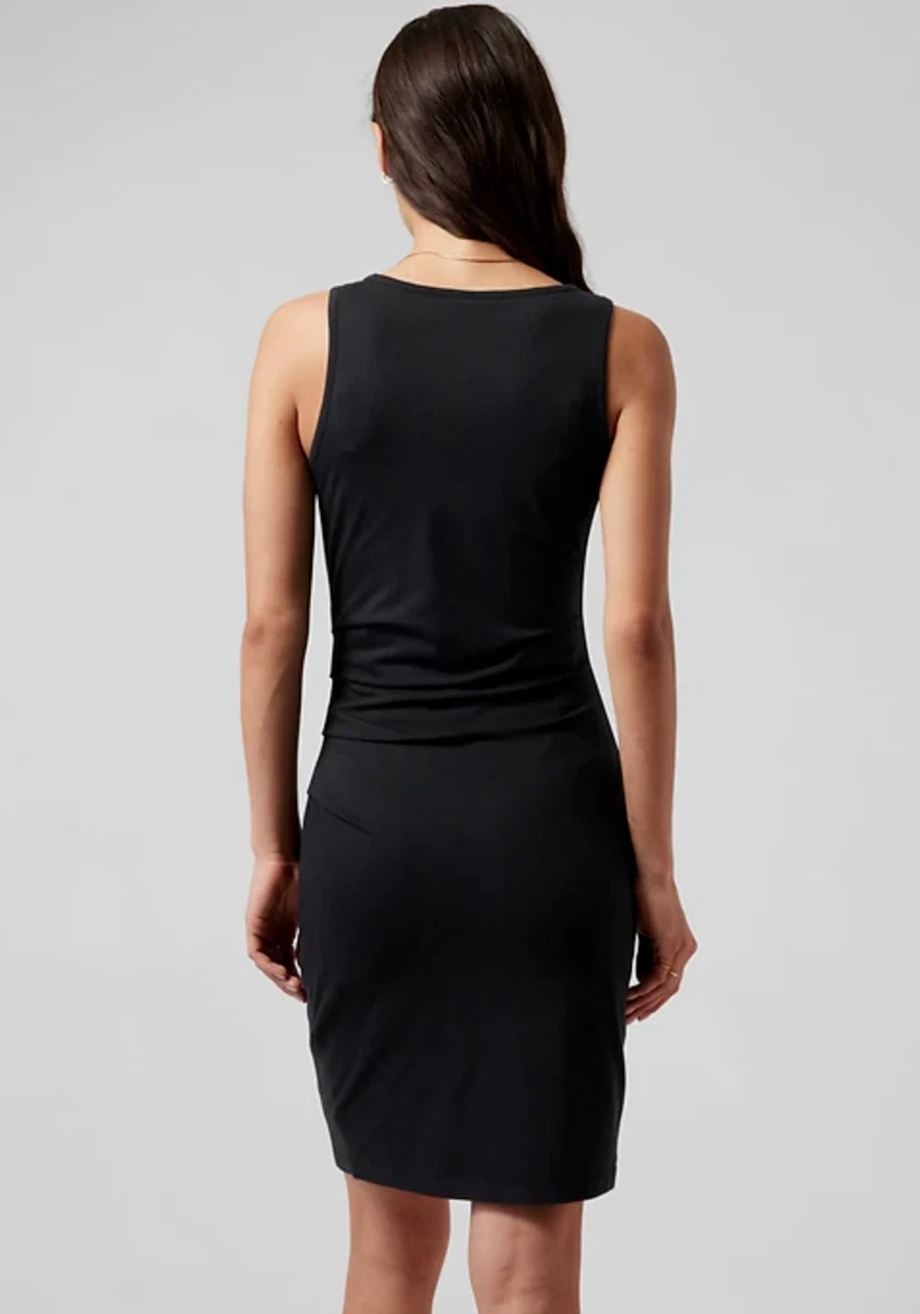 Athleta top ruched dress