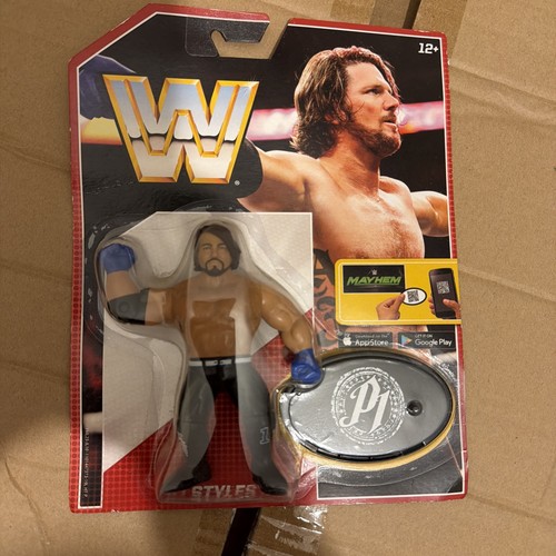 WWE Mattel Retro Series 3 AJ Styles MOC Brand  New...