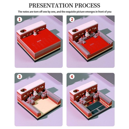 Bloc de notas 3D, posee gran atractivo visual y valor conmemorativo Nuevo M4 - Imagen 10 de 13